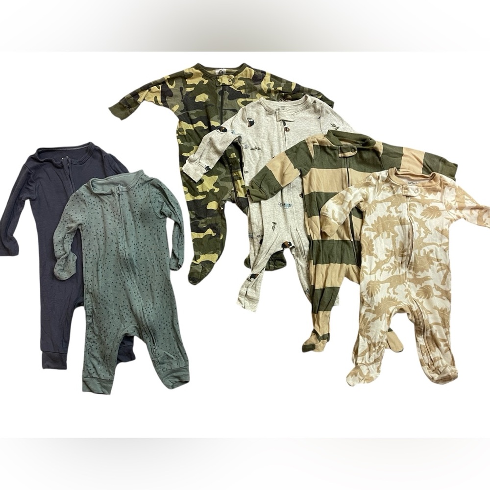 Set of 6 baby pajamas 6mo